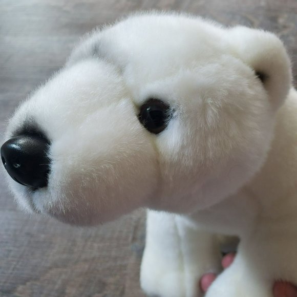 Adventure Planet Polar Bear White Stuffed Animal/Plush Wildlife High Quality - Picture 2 of 10